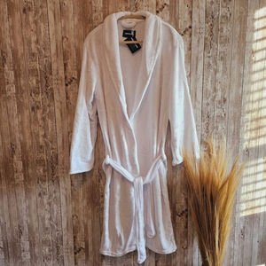Montblanc Mont Blanc White Unisex bathrobe One Size NEW